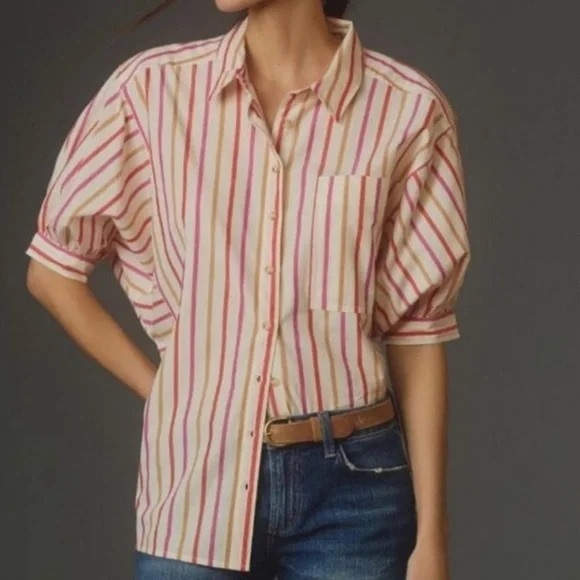 Pilcro Painter Buttondown Shirt - 2X - Picture 2 of 10